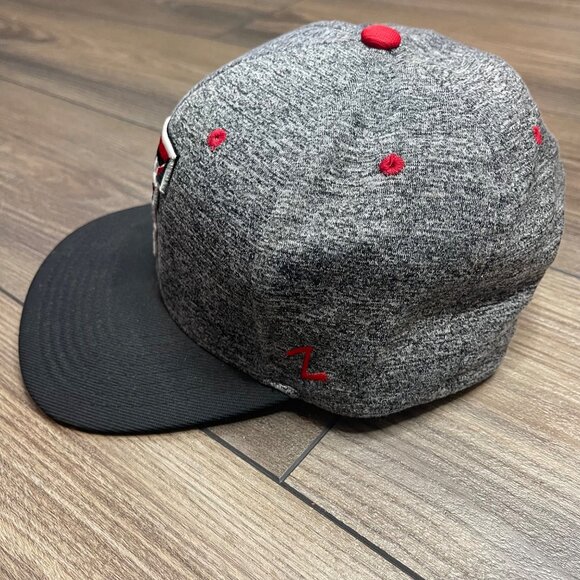 Zephyr Red Raiders Outfitters Texas Tech Snapback Baseball Cap Black Gray Unisex - Picture 2 of 12